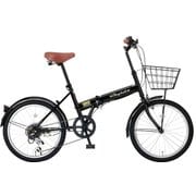 折りたたみ自転車 20インチ FB-206R ブラック