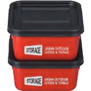 STORAGE コンテナBOX S 2P レッド 78880