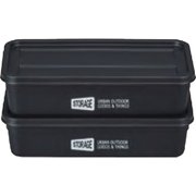 STORAGE コンテナBOX L 2P ブラック 78881