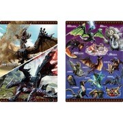 モンスターハンターダブルクロス 下敷き モンスター集結 [キャラクターグッズ]