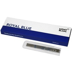 モーツァルト用 3本入 MONTBLANC（モンブラン） ボールペン替芯 ロイヤルブルー M
