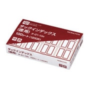 タックインデックス 紙ラベル 徳用 中 1200片入 シートNo.HV 赤 タ-21-10R