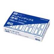 タックインデックス 紙ラベル 徳用 中 1200片入 シートNo.HV 青 タ-21-10B