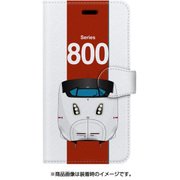 図鑑風手帳型ケース iPhone 7 JR九州新幹線800系0番台-つばめ