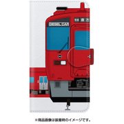 側正面手帳型ケース iPhone 7 JR九州キハ200系赤い快速