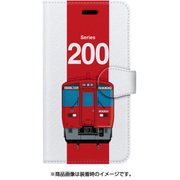 図鑑風手帳型ケース iPhone 7 JR九州キハ200系赤い快速