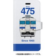 正面手帳型ケース iPhone 7 JR九州475系九州色