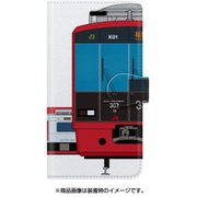 側正面手帳型ケース iPhone 7 JR九州303系チクヒセン