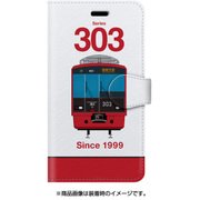 正面手帳型ケース iPhone 7 JR九州303系チクヒセン
