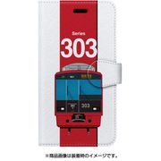 図鑑風手帳型ケース iPhone 7 JR九州303系チクヒセン