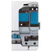 側正面手帳型ケース iPhone 7 JR北海道785系すずらん