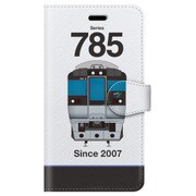 正面手帳型ケース iPhone 7 JR北海道785系すずらん