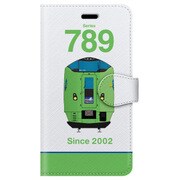 正面手帳型ケース iPhone 7 JR北海道789系スーパー白鳥