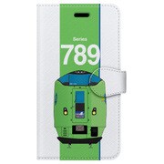 図鑑風手帳型ケース iPhone 7 JR北海道789系スーパー白鳥