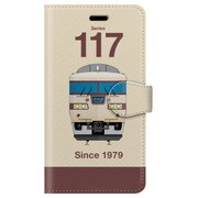 正面手帳型ケース iPhone 7 JR西日本117系100番台