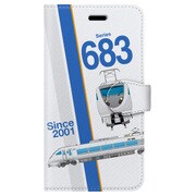 スラント手帳型ケース iPhone 7 JR西日本683系2000番台