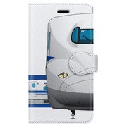 側正面手帳型ケース iPhone 7 JR東海・JR西日本新幹線N700A(東海G1編成)