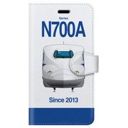正面手帳型ケース iPhone 7 JR東海・JR西日本新幹線N700A(東海G1編成)