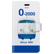 正面手帳型ケース iPhone 7 JR東海新幹線0系2000番台(東海Yk8編成)