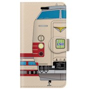 側正面手帳型ケース iPhone 7 JR東海381系クロ381先頭車化改造車