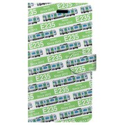 ストライプ手帳型ケース iPhone 7 JR東日本E235系山手線