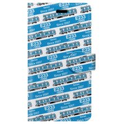 ストライプ手帳型ケース iPhone 7 JR東日本E233系1000番台京浜東北線