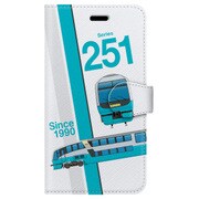 スラント手帳型ケース iPhone 7 JR東日本251系スーパービュー踊り子リニューアル