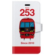 正面手帳型ケース iPhone 7 JR東日本253系1000番台日光・きぬがわ