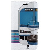 側正面手帳型ケース iPhone 7 JR四国5000系MARINELINER