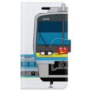 側正面手帳型ケース iPhone 7 JR四国2000系南風