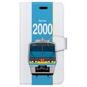図鑑風手帳型ケース iPhone 7 JR四国2000系南風