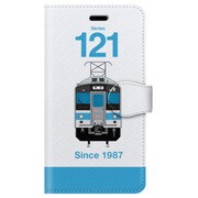 正面手帳型ケース iPhone 7 JR四国121系四国色
