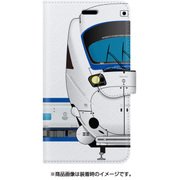 側正面手帳型ケース iPhone 7 JR九州885系2次車白いソニック