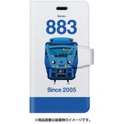 正面手帳型ケース iPhone 7 JR九州883系ソニックリニューアル車