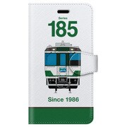 正面手帳型ケース iPhone 7 JR四国キハ185系国鉄色