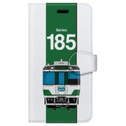 図鑑風手帳型ケース iPhone 7 JR四国キハ185系国鉄色