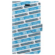 ストライプ手帳型ケース iPhone 7 JR四国キハ185系剣山