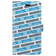 ストライプ手帳型ケース iPhone 7 JR四国キハ185系3100番台普通列車