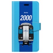 図鑑風手帳型ケース iPhone 7 名古屋鉄道2000系ミュースカイ