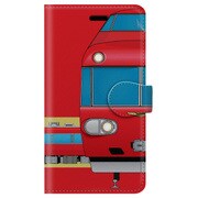 側正面手帳型ケース iPhone 7 名古屋鉄道7000系パノラマカー