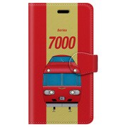 図鑑風手帳型ケース iPhone 7 名古屋鉄道7000系パノラマカー