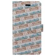 ストライプ手帳型ケース iPhone 7 JR西日本225系0番台