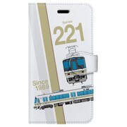 スラント手帳型ケース iPhone 7 JR西日本221系東海道本線