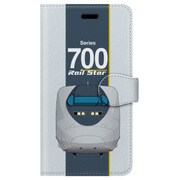 図鑑風手帳型ケース iPhone 7 JR西日本新幹線700系7000番台ヒカリレールスター