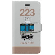 正面手帳型ケース iPhone 7 JR西日本223系2000番台