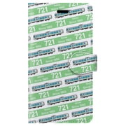 ストライプ手帳型ケース iPhone 7 JR北海道721系1000番台