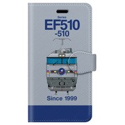 正面手帳型ケース iPhone 7 JR東日本EF510形500番台寝台特急カシオペア色