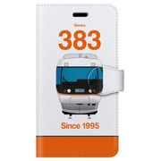 正面手帳型ケース iPhone 7 JR東海383系しなの