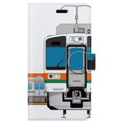 側正面手帳型ケース iPhone 7 JR東海211系5000番台