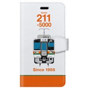 正面手帳型ケース iPhone 7 JR東海211系5000番台